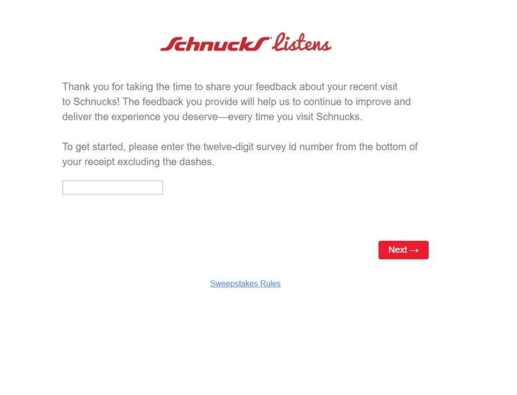 Schnucks Survey